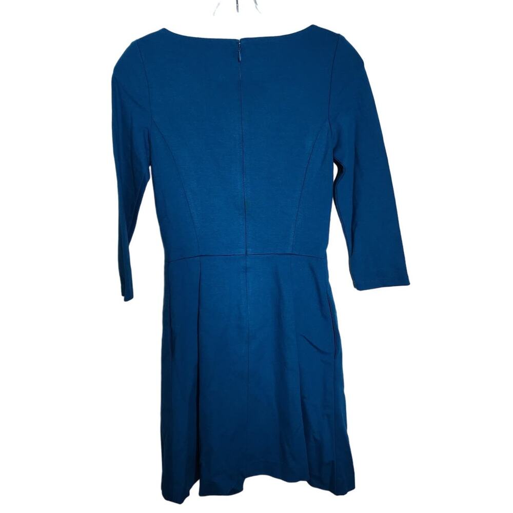 Banana Republic Viscose Blend Teal Dress, NWT, Size 0 - Picture 5 of 6